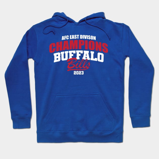 Bills 2023 AFC East Champs Hoodie by Nagorniak